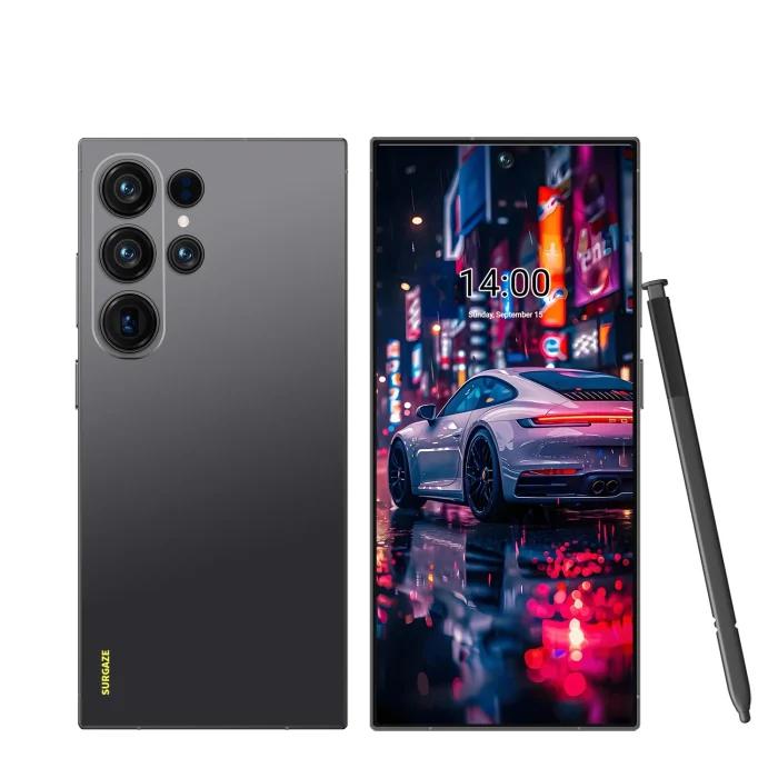 Smartphone Android 12 SURGAZE S26 Ultra Haute Performance 5200 mAh 12 Go + 512 Go Écran 6,9 Pouces 4G 5G Double SIM Version Globale