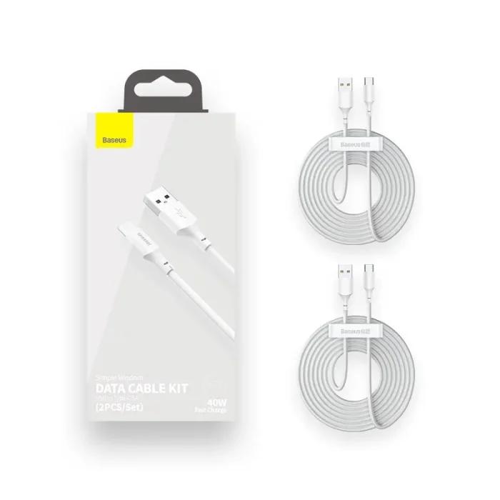Baseus Charge Rapide USB Type C Câble 5A USB C Câble Type C Cordon de Données pour Huawei Chargeur Câble C Pour Xiaomi 10 Pro 9