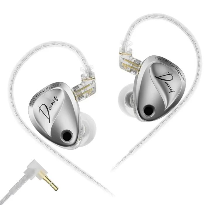 KZ Duonic – écouteurs HIFI améliorés à pilote planaire triple magnétique, IEM filaires à large étage sonore avec 4 Options de réglage et double micro HD