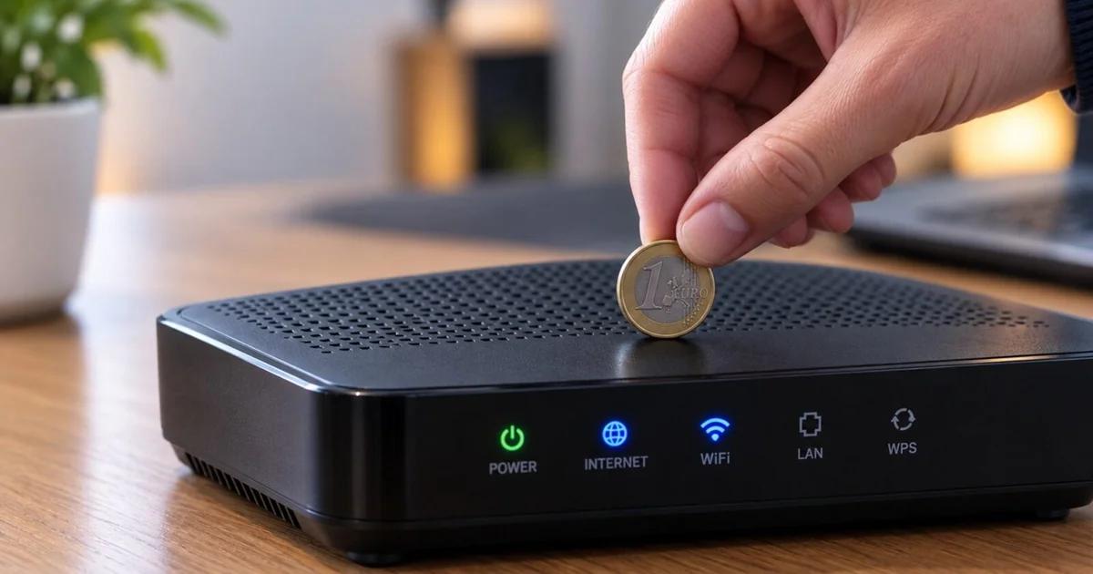 Pièce de monnaie sur le routeur Wi-Fi : arnaque ou vraie astuce réseau ?
