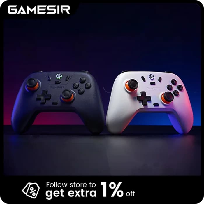 Manette de jeu sans fil GameSir Nova Lite, contrôleur de jeu pour Switch, Android, iOS, PC et jeux Steam, joysticks PC à effet Hall