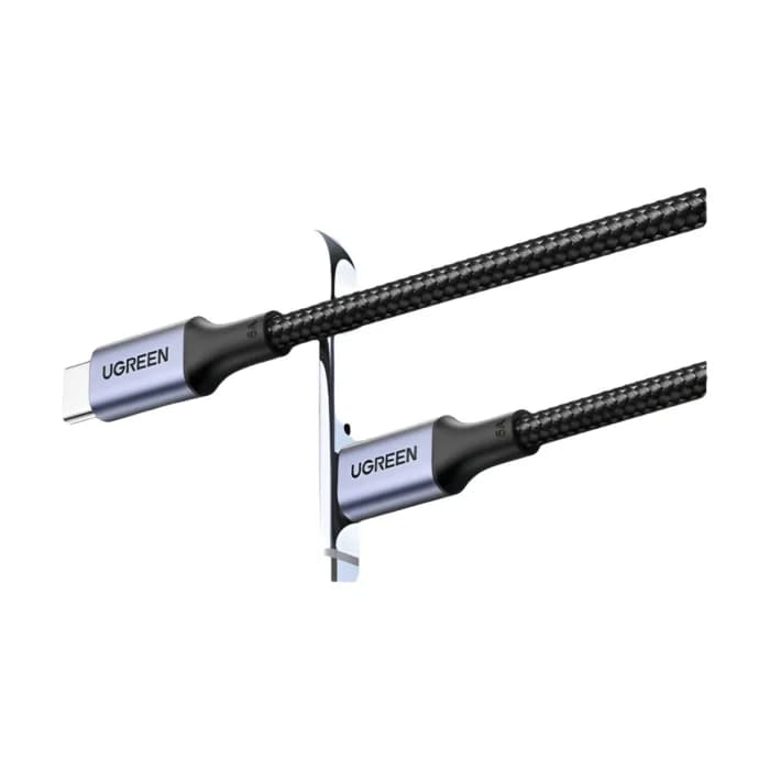 Câble UGREEN PD100W USB Type C vers USB C pour iPhone Duo 18Pro 17 Samsung S26 25 iPad Ordinateur portable Cordon de charge rapide 5A avec puce E-Marker