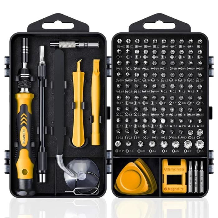 Jeu de tournevis magnétiques Torx Phillips 25/115/135/140 en 1, Kit d’embouts de vis avec clé de démontage électrique, réparation de téléphone et PC, outils