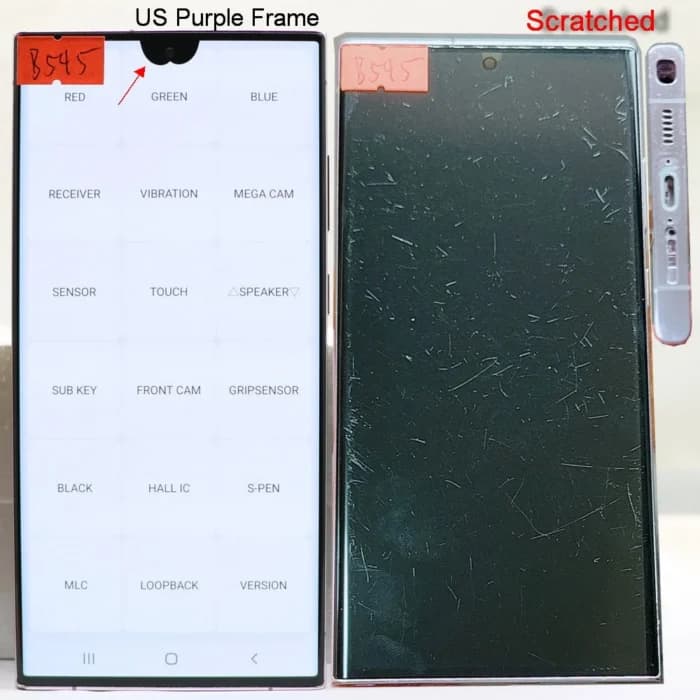 SUPER AMOLED pour Samsung S23 Ultra 5G S918B S918U LCD écran tactile numériseur assemblée pour S23Ultra S918 LCD avec Dot