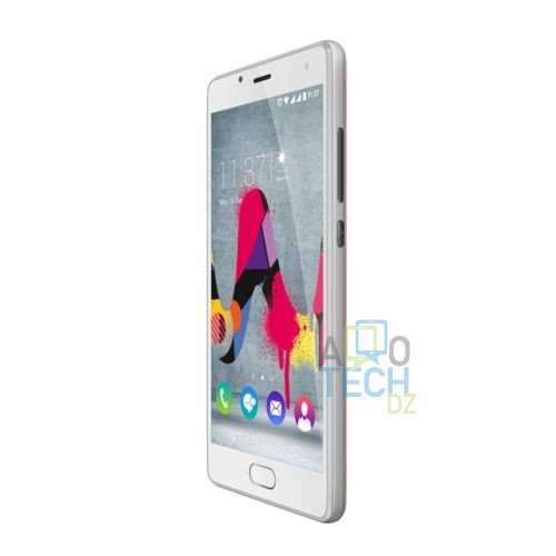 wiko u feel lite silver gold pink 3quart front