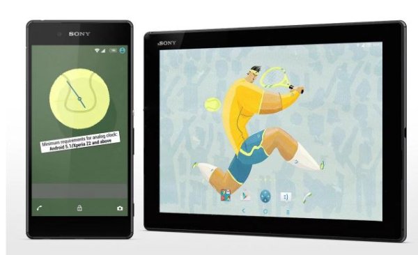 sony xperia theme tennis