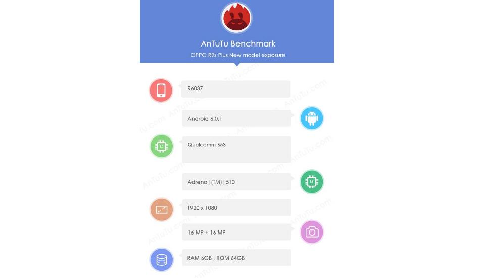 oppo r9s plus antutu