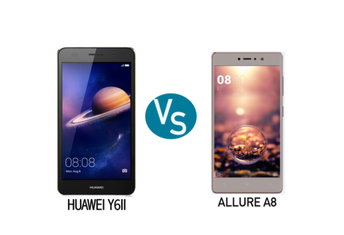 allure a8 vs huawei Y6ii