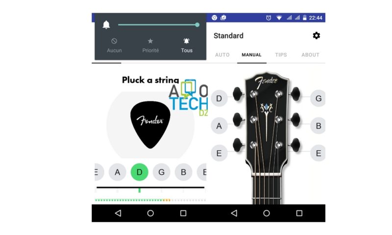 fender accordeur guitar application allotech