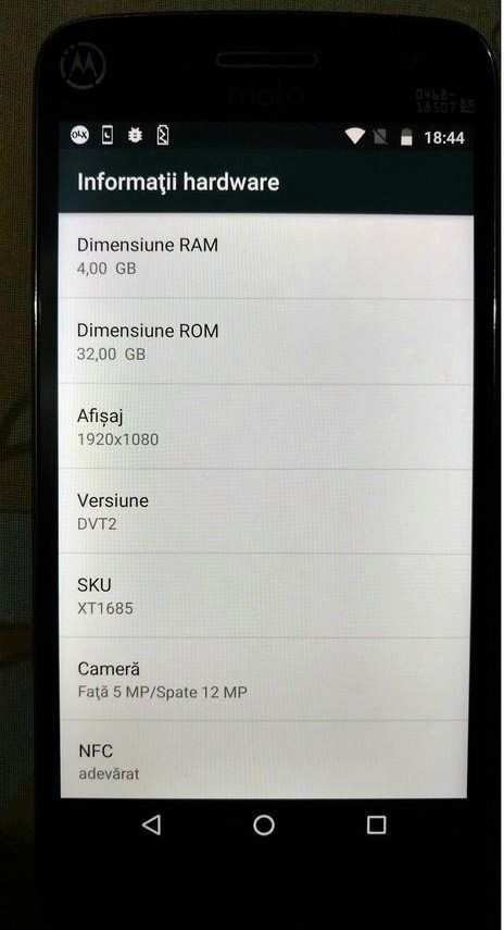 moto g5 plus cpu-z