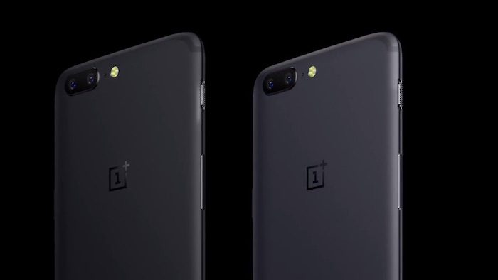 OnePlus 5 Arriere Noir Gris