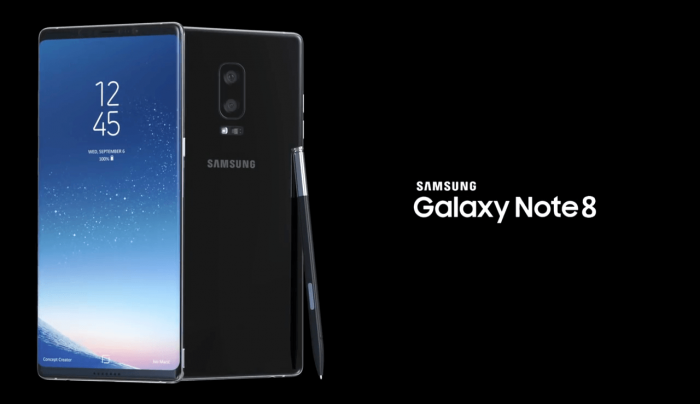 Samsung Galaxy Note 8 render