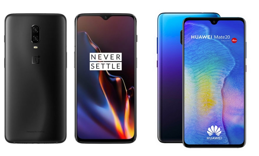 huawei-m20p-oneplus-6t-comapraison