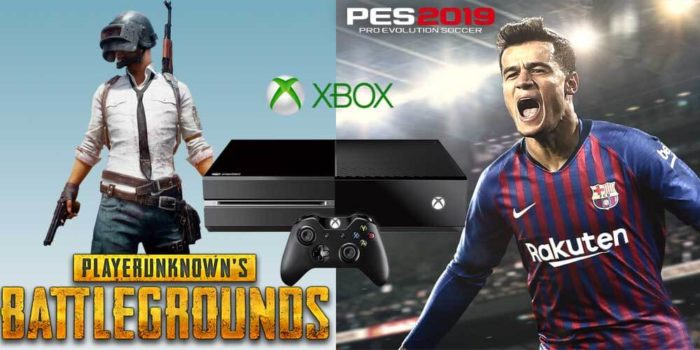 pubg pes2019 xbox one