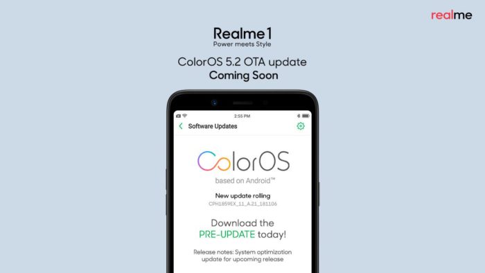 realme1 coloros update