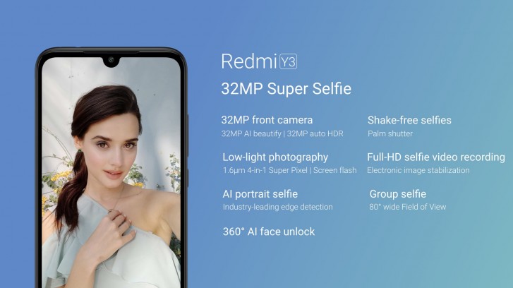 redmi y3 32mp