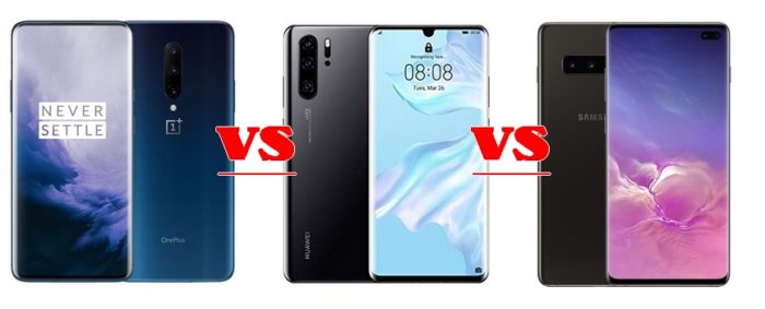 comparaison huawei p30 vs galaxy s10 vs oneplus 7 prola une1