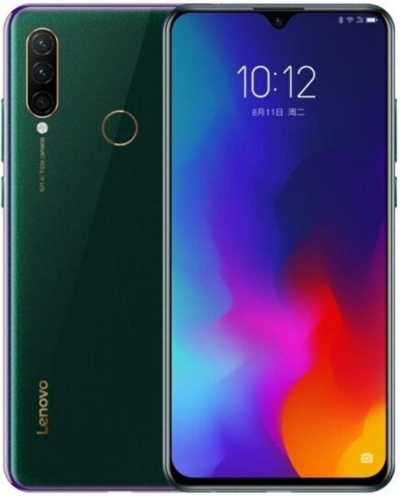 lenovo z6 youth edition vert