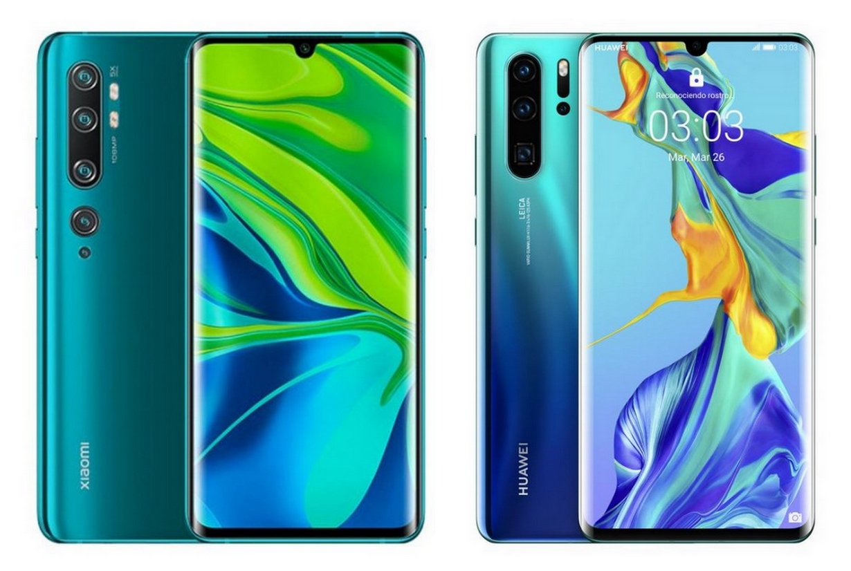 Какой смартфон лучше huawei p30 pro или xiaomi mi 10 pro