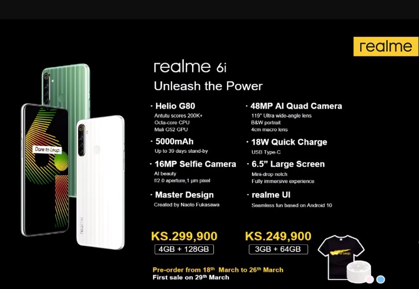 Realme 6i 