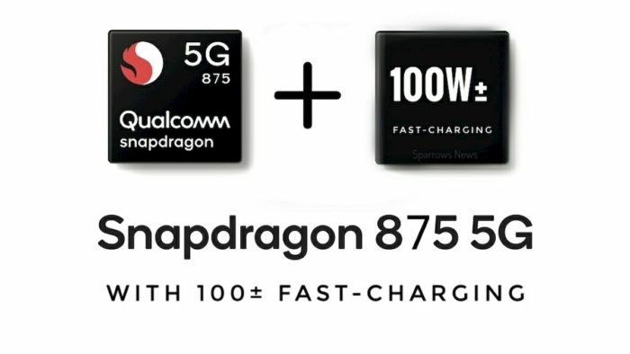 Snapdragon 875 100w