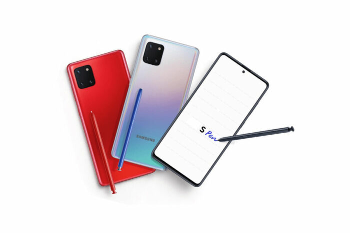 Samsung Galaxy Note 10 Lite visuel officiel