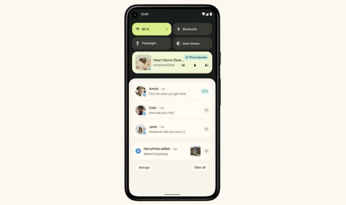 Android 12 arrive en phase bêta et présente un énorme changement de design