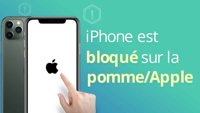 iphone bloque sur la pomme