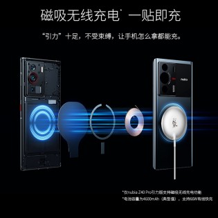 Images promotionnelles de la batterie ZTE nubia Z40 Pro