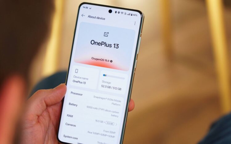 oneplus 13 mise a jour 2025 1